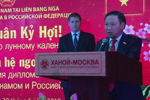 越南驻俄罗斯大使馆举行2019年新春招待会