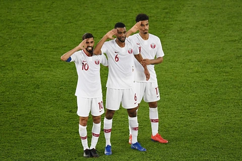 卡塔尔队以7战7胜成绩首次夺得亚洲杯赛冠军