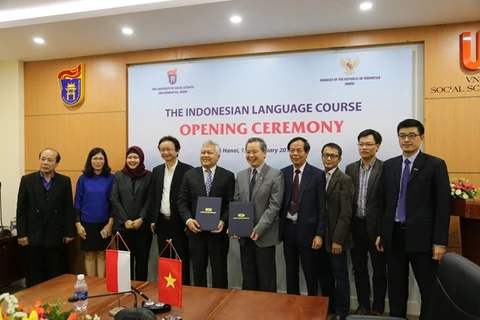 印度尼西亚语正式列入河内国家大学课程