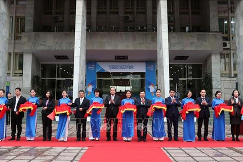 美朝领导人第二次会晤国际新闻中心正式启用