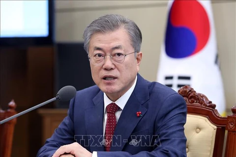 朝美领导人第二次会晤：韩国总统密切关注会晤进展情况