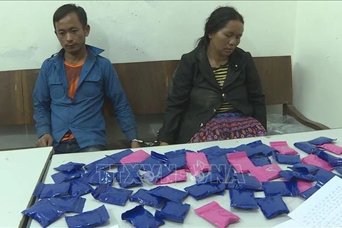 两名老挝人因非法运输合成毒品被山萝省公安逮捕
