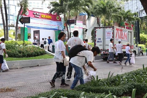 2019年清理塑料垃圾日活动在胡志明市举行