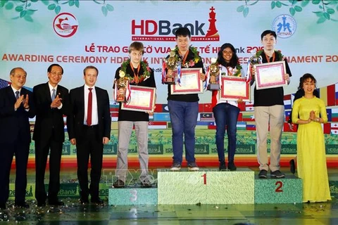 2019年HDBank国际象棋比赛落幕 中国棋手王皓夺冠