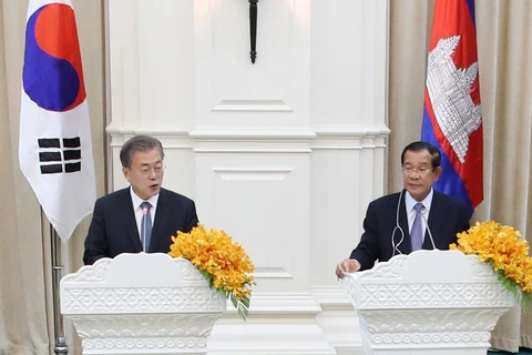 韩国承诺与柬埔寨扩大合作