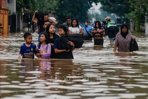 印尼东部巴布亚省暴雨引发洪灾已致40多人死亡
