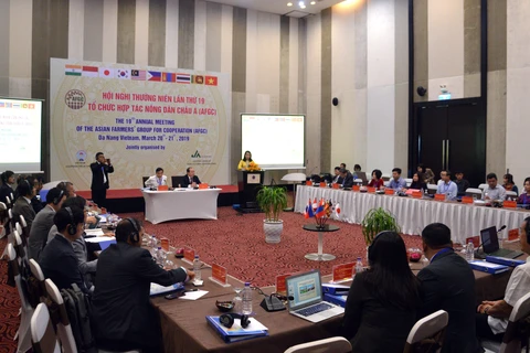 亚洲农民合作组织在岘港市召开第19届年会