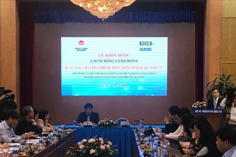 韩国援助越南展开国家投资信息系统发展与升级项目