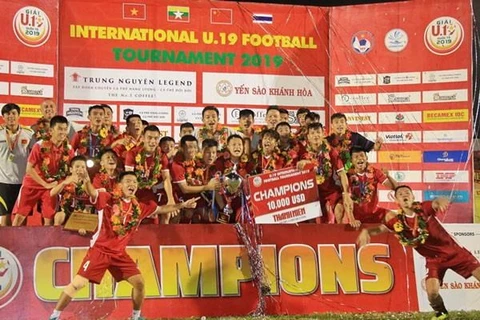 2019年越南国际U19足球赛：越南队1:0击败泰国队摘取桂冠