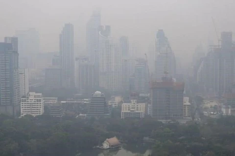 泰国北部多个府空气质量较差