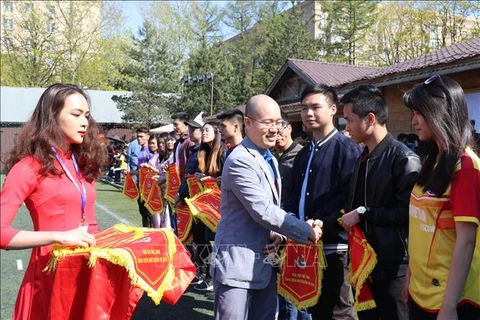 2019年夏季莫斯科越南留学生体育大会隆重举行
