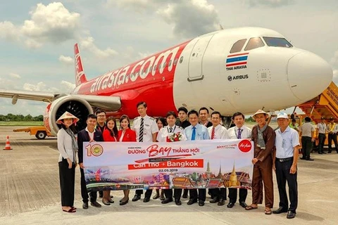 亚洲航空开通越南芹苴至泰国曼谷的直达航线