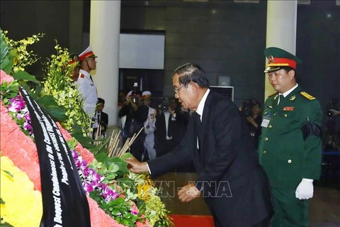国际友人对原越南国家主席黎德英大将的深厚感情