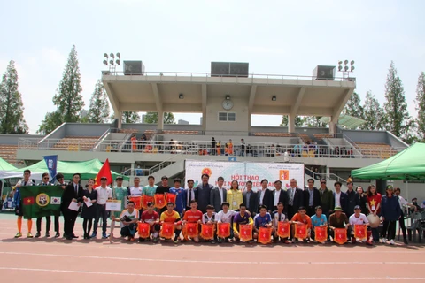 旅韩越南人协会举行京畿道乌山市第二届体育节
