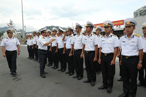 越南海军016“光忠”号导弹护卫舰参加ADMM+演习和2019年亚洲国际海事防务展