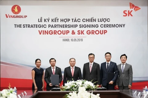 韩国SK集团对越南Vingroup投资10亿美元