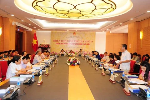 越南国会社会问题委员会召开第13次全体会议