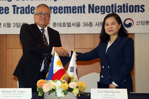 韩国促进与东盟各成员国自贸协定谈判