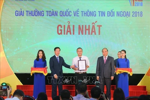 2018年全国对外新闻奖：VietnamPlus再次摘得一等奖