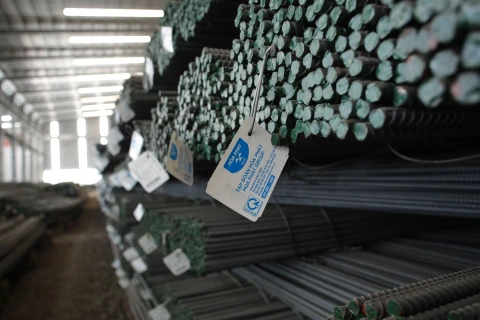 越南和发集团建筑钢材在南部市场上的销量猛增 