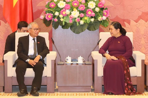 缅甸全国民主联盟高级代表团访问越南