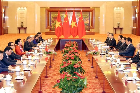 越南国会主席阮氏金银圆满结束对中国的正式访问