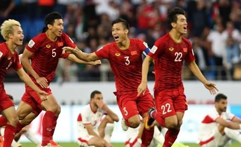 越南稳居亚洲球队15强