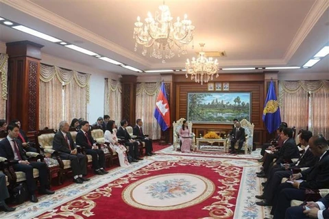 柬埔寨领导高度评价胡志明市的发展水平