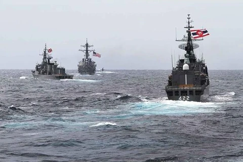 缅甸参加东盟-美国国际海事演习