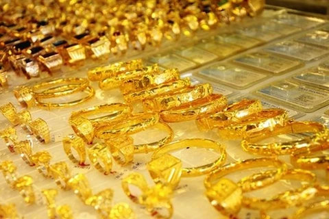9月25日越南国内黄金价格上涨25万越盾