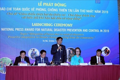 越南首次举办全国防治自然灾害新闻奖