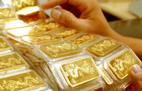 10月29日越南国内黄金价格下调近20万越盾