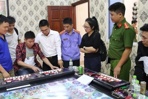 北宁省端掉由中国人经营的5家非法赌博场所