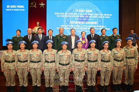 越南二号二级野战医院赴联合国驻南苏丹特派团执行任务