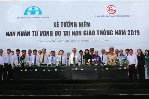 2019年交通事故受害者纪念仪式在胡志明市举行