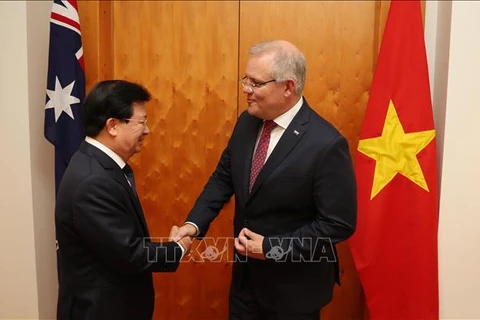 越南政府副总理郑廷勇对澳大利亚进行工作访问