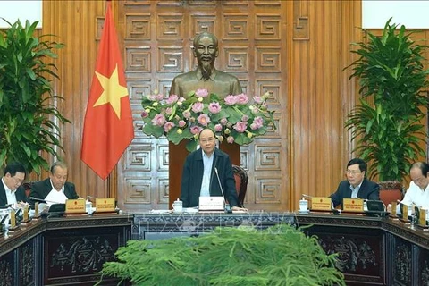 政府总理阮春福就2020年第一号决议制定工作召开会议