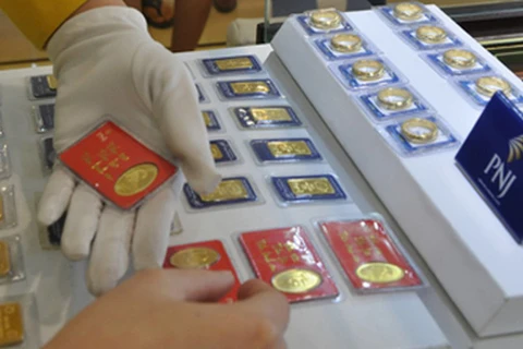 12月4日越南国内黄金价格略增