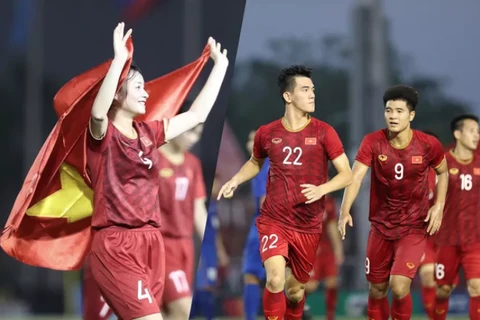第30届东南亚运动会：政府总理对越南U22男足队和国家女子队的成功表示祝贺