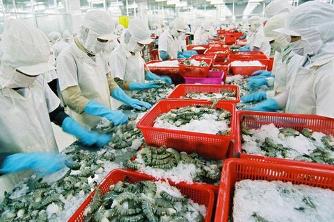 今年越南虾类产品出口额可下降4.4%