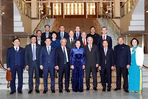 越南国会主席主席阮氏金银会见俄罗斯鞑靼斯坦共和国国务委员会主席