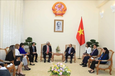越南政府总理阮春福会见古巴司法部长