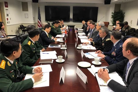2019年越南与美国防务政策对话在华盛顿举行