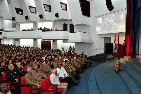 越南人民军建军75周年纪念典礼在古巴首都隆重举行