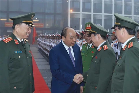 阮春福总理出席全国公安会议