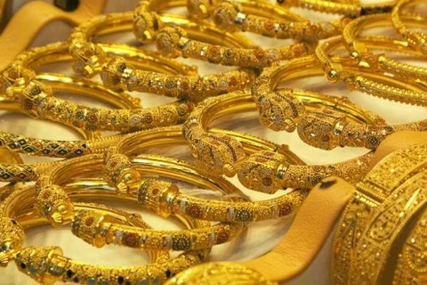 1月6日越南国内黄金价格猛增 一两黄金4400万越盾