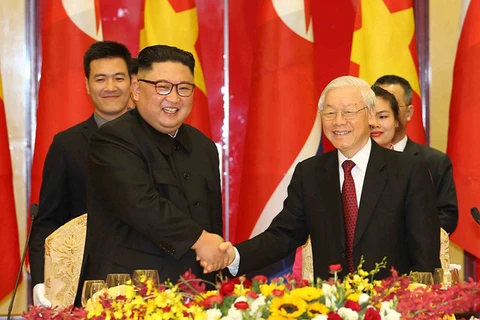 越南与朝鲜两国领导互致贺电庆祝两国建交70周年