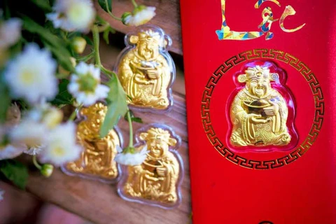 越南国内黄金价格在“财神日”略有下降