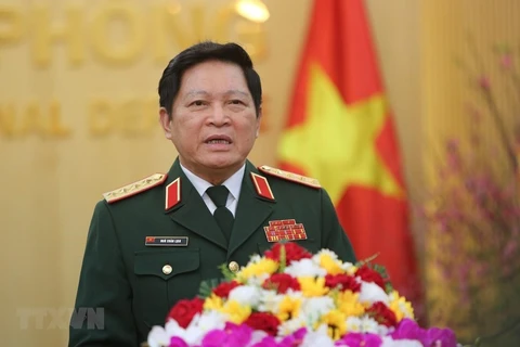 越南高级军事代表团对俄罗斯联邦进行正式访问