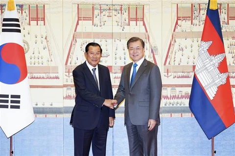 韩国与柬埔寨一致同意推进韩国与东盟和韩国与湄公河流域国家的合作关系